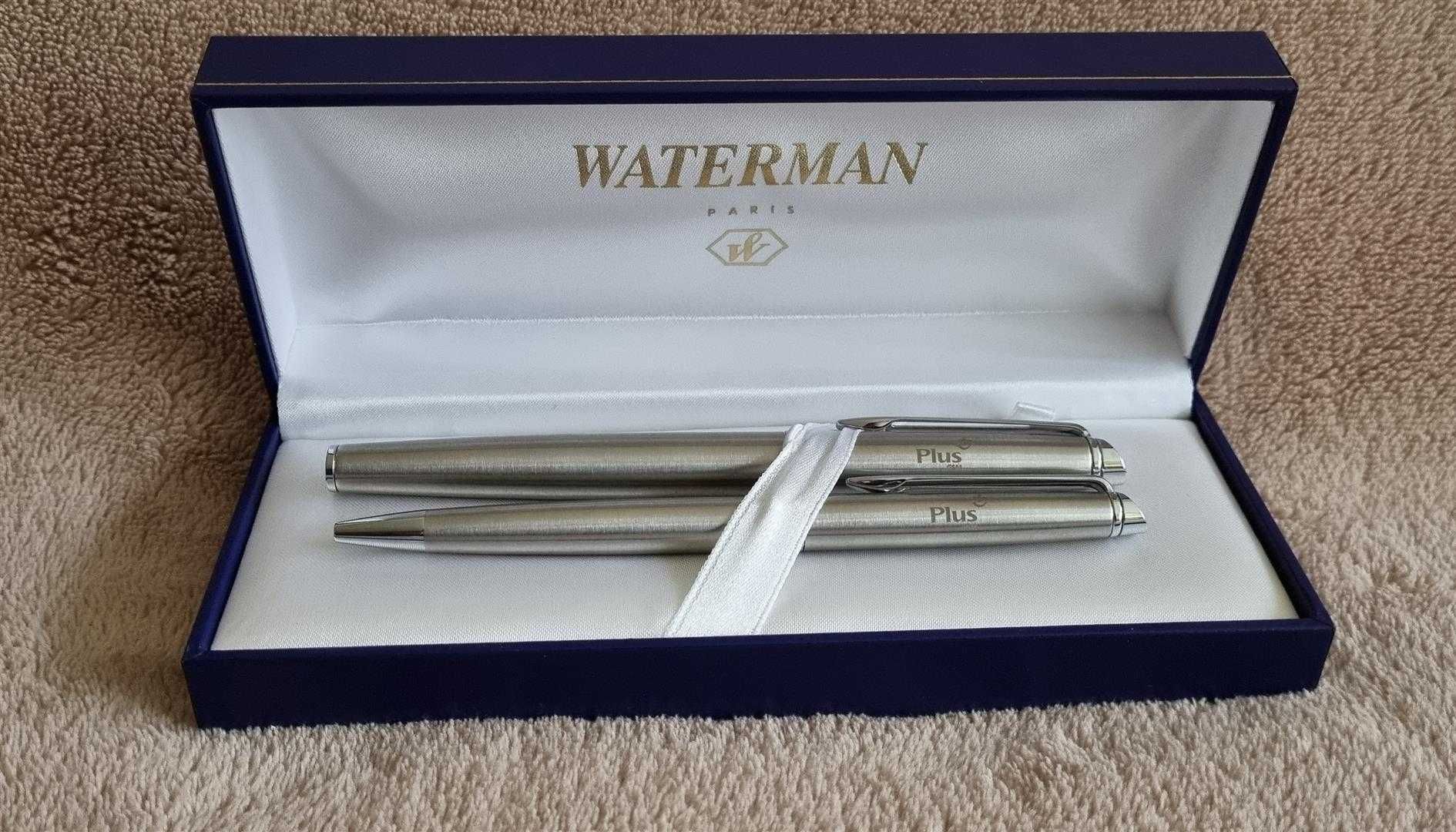 Waterman pióro + długopis z logo PlusGSM, NOWE !