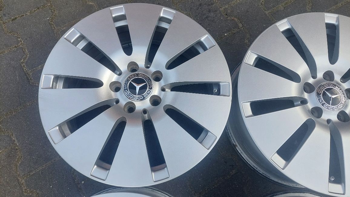Felgi aluminiowe 17 cali 5x112 et48,5 Mercedes C klasa czujniki tpms
