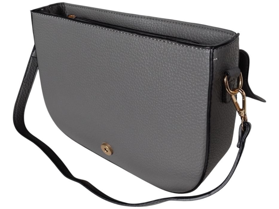 Torebka Damska, Modna Listonoszka Na Ramię Szara