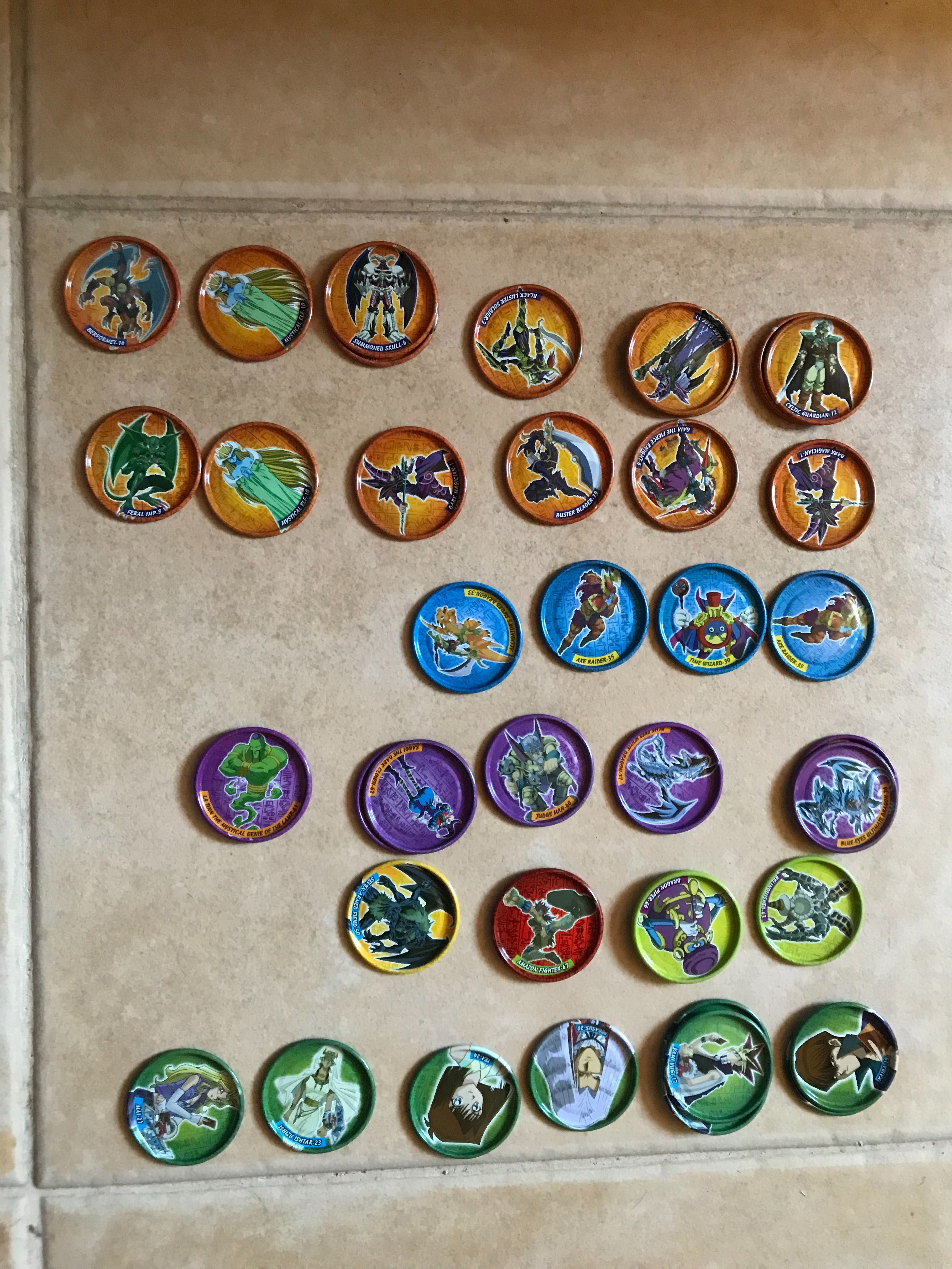 Tazos yu gi oh ( troca/venda) 1€ cada