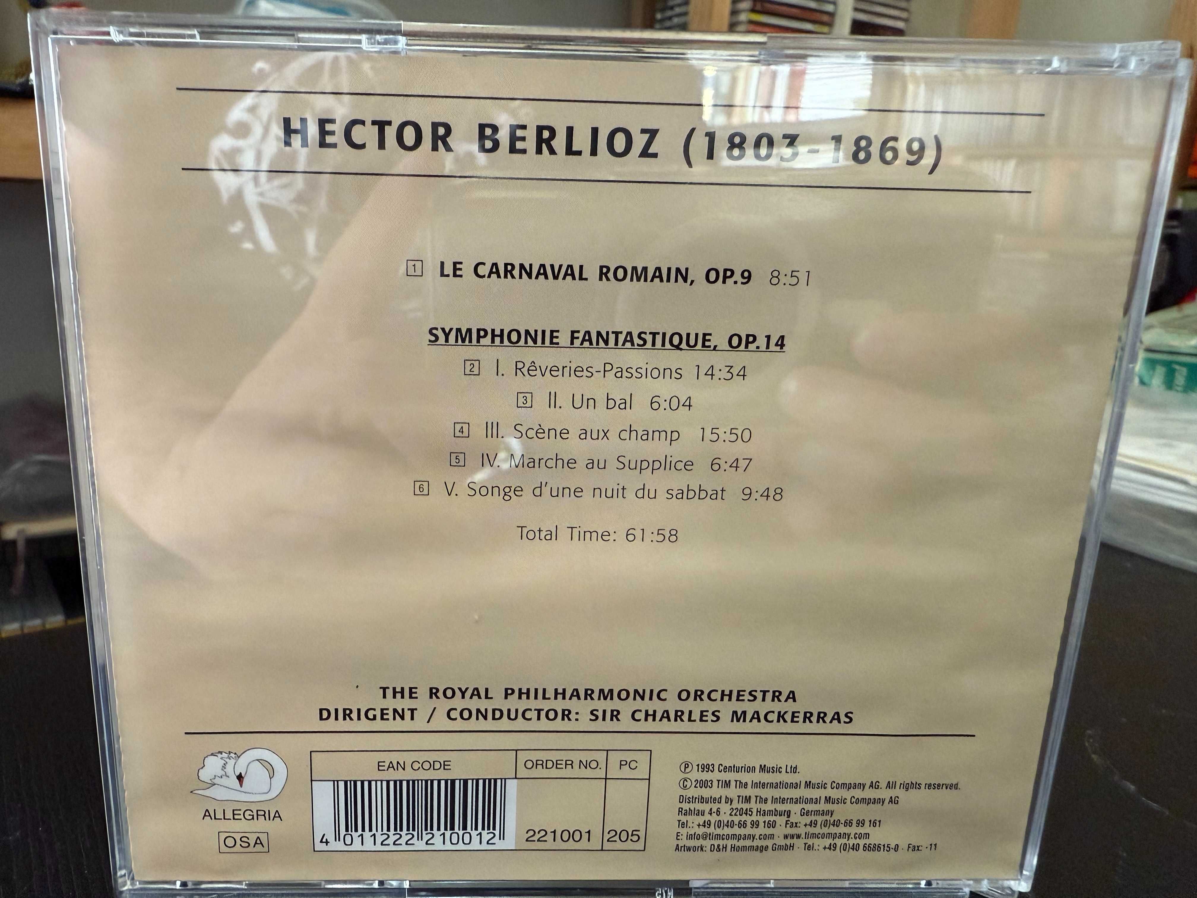 Berlioz – Carnaval Romain, Symphonie Fantastique – Charles Mackerras