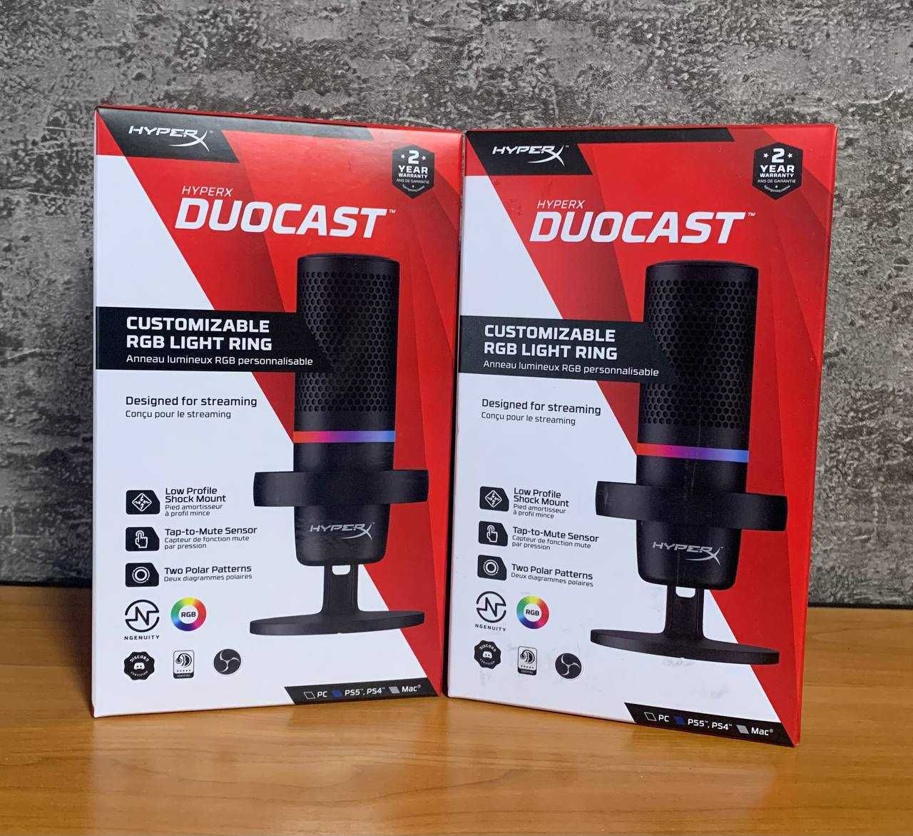 Мікрофон для ПК/ для стрімінгу, подкастів HyperX DuoCast