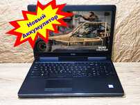 Игровой Dell Precision 7520-15.6 IPS-16gb- 4К видео Новый Аккумулятор