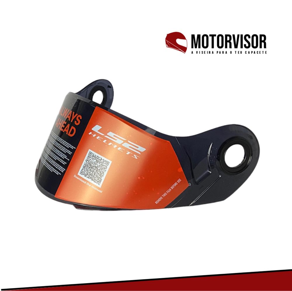 Viseiras Preta e Iridium para capacete LS2 - FF370, FF394, FF325