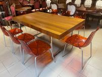 Włoski Design Calligaris Rozkładany stół 8 krzeseł na 12-14 os. OKAZJA