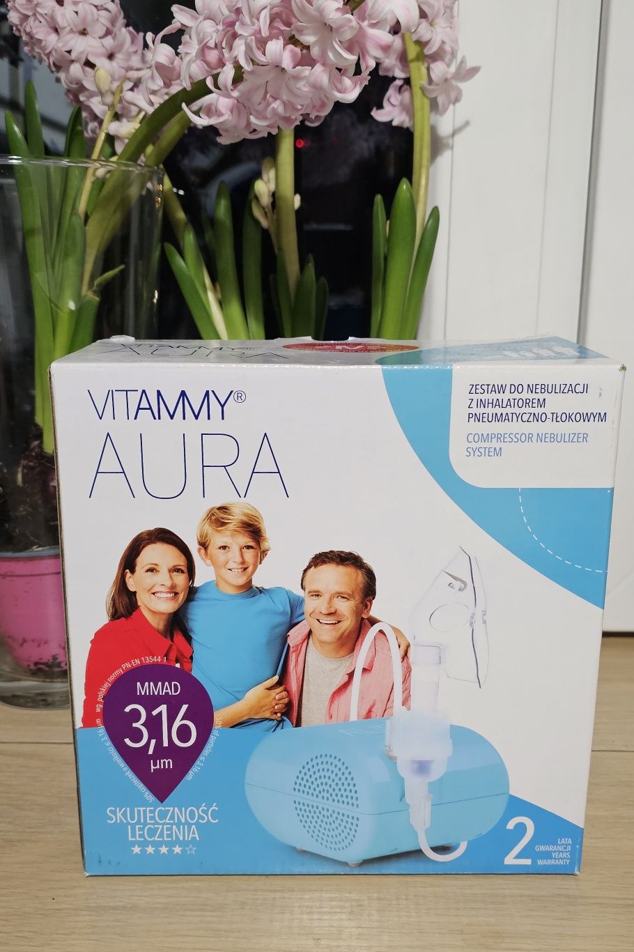 Vitammy Aura Rodzinny inhalator z kompletnym zestawem akcesoriów