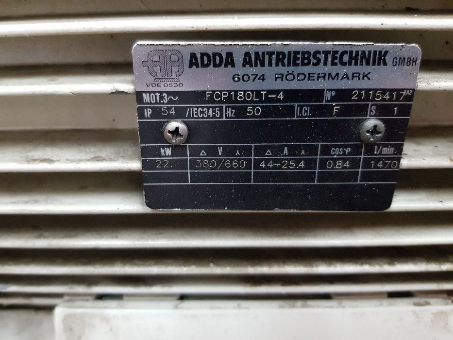 Agregat hydrauliczny Bosch Rexroth Pompa o wydajności 147l Silnik 22Kw