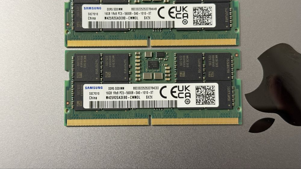 Пам'ять для ноутбуків Samsung 32Gb (2x16 GB) SO-DIMM DDR5 5600 MHz