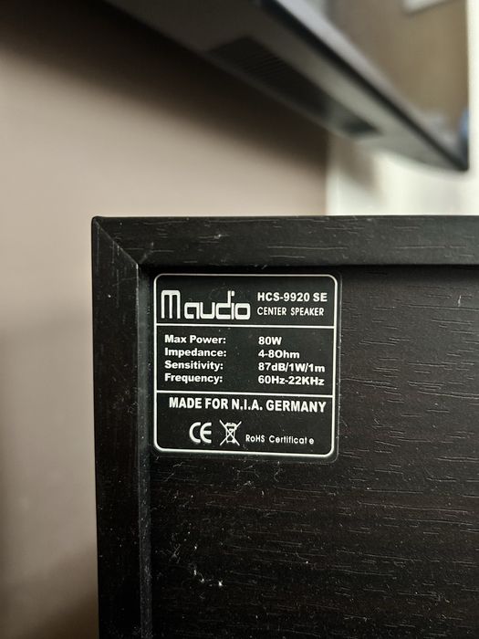Zestaw kina domowego ONKYO HT-R548, głośniki MAudio HCS-9920 SE