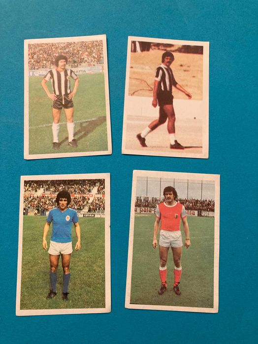 Lote de 11 Cromos de Futebol Antigos Anos 70