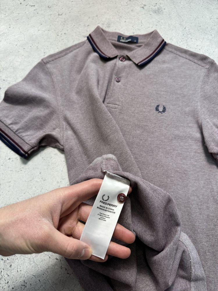 Мужская Футболка Поло Fred Perry Оригинал Идеал Размер S-M Casual
