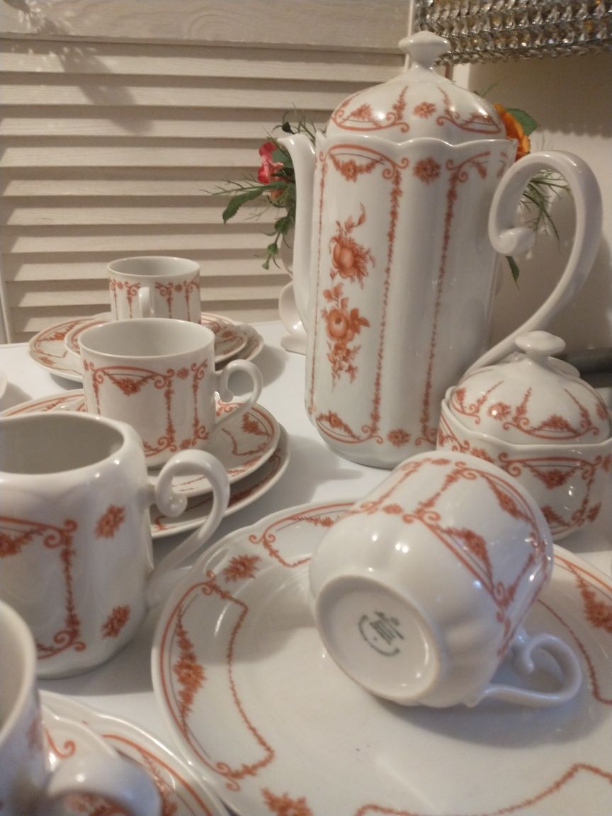 Seltmann serwis porcelany w girlandy kwiatów, rzadkość