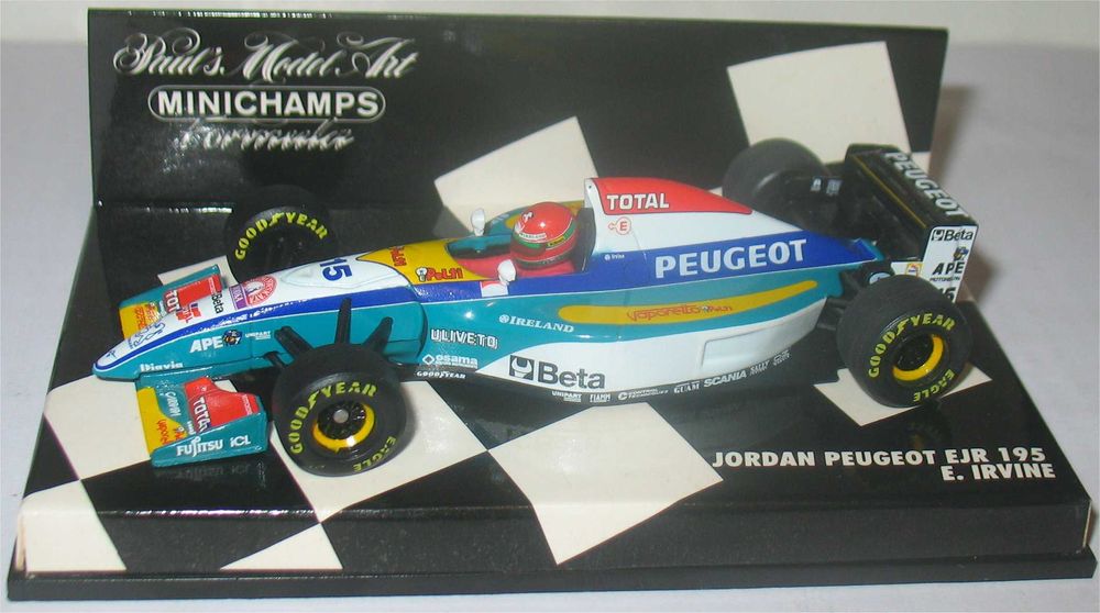 Minichamps - Jordan Peugeot EJR 1 9 5 - 19 95 - Eddie Irvine