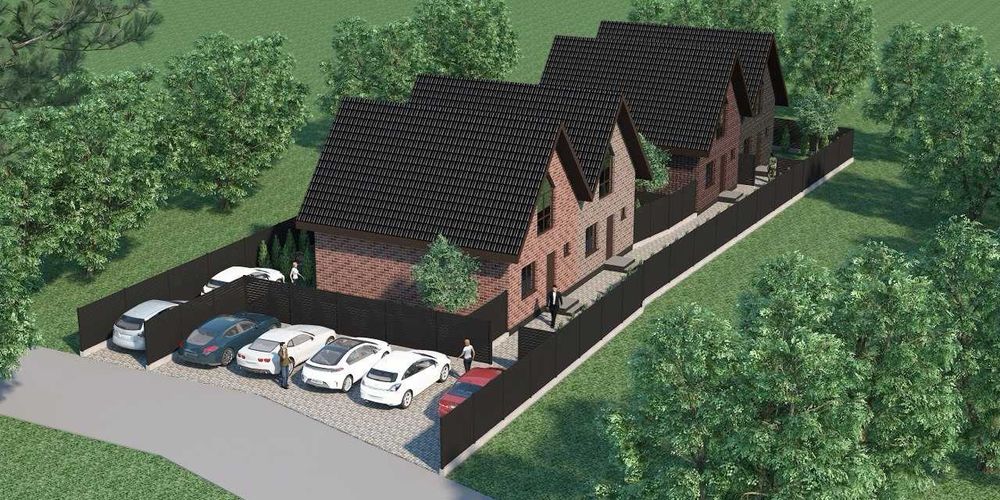 ПРОДАЖ готових будинків від ЗАБУДОВНИКА Баварська Кладка 4 км, 2 сотки