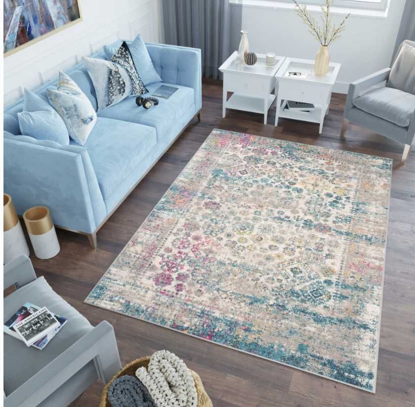 Profesjonalny  DYWAN Lazur 120x170cm Fryz Krótki Włos | PRODUCENT -20%