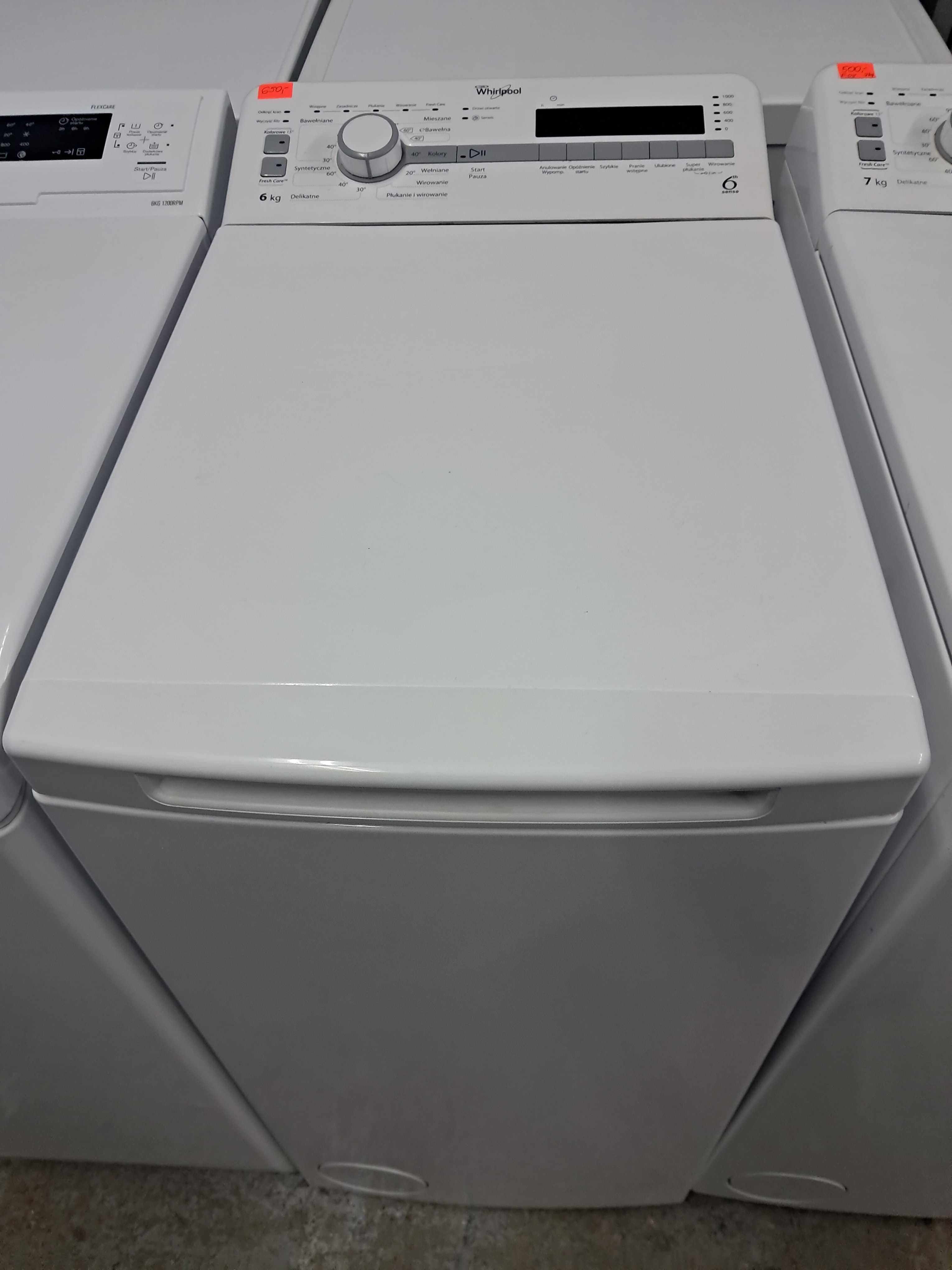 Pralka Whirlpool 6 kg - wsad od góry - Gwarancja, SERWIS AGD