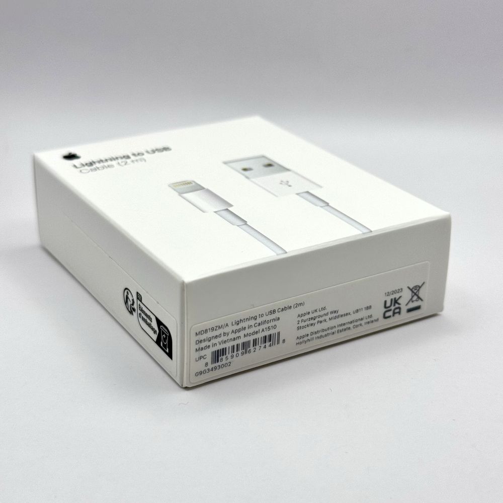 Oryginalny kabel Lightning to USB marki Apple.