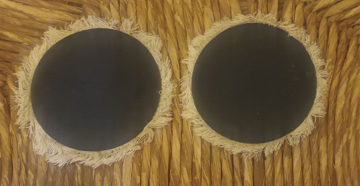 2 bases de copo em tecido