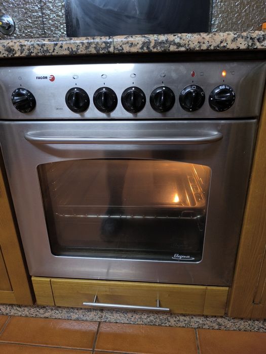 Forno + fogão a gás