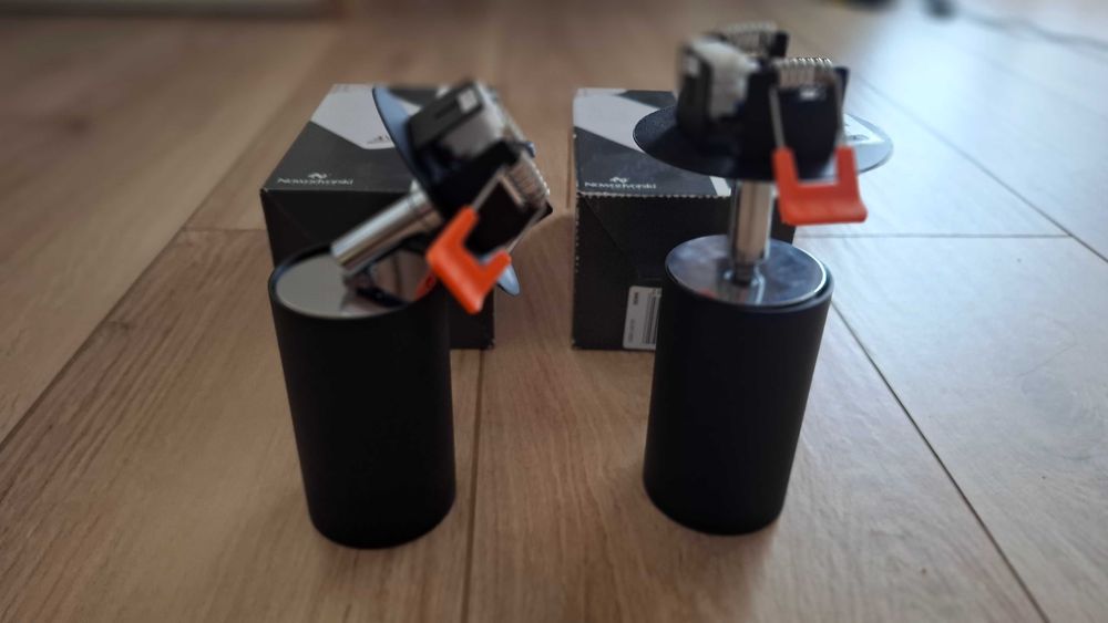 Nowodvorski oprawa wpuszczana tuba ruchomy reflektor 2 szt czarna Nowe