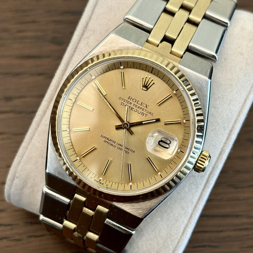 Relogio vintage ROLEX Oyster Perpetual Datejust “RARE BIRD” - ref.1630