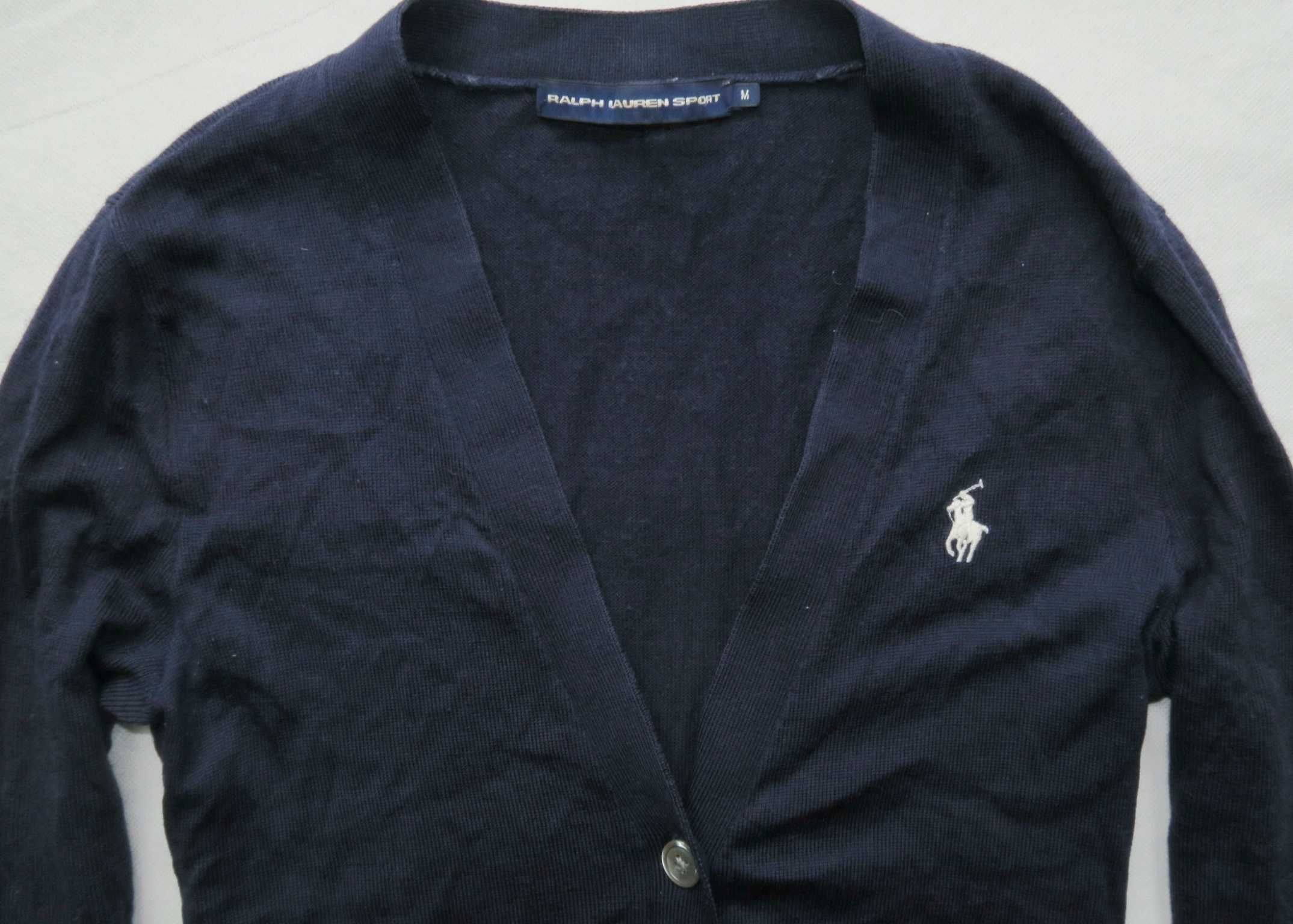 Ralph Lauren sweer damski kardigan wełna merino M