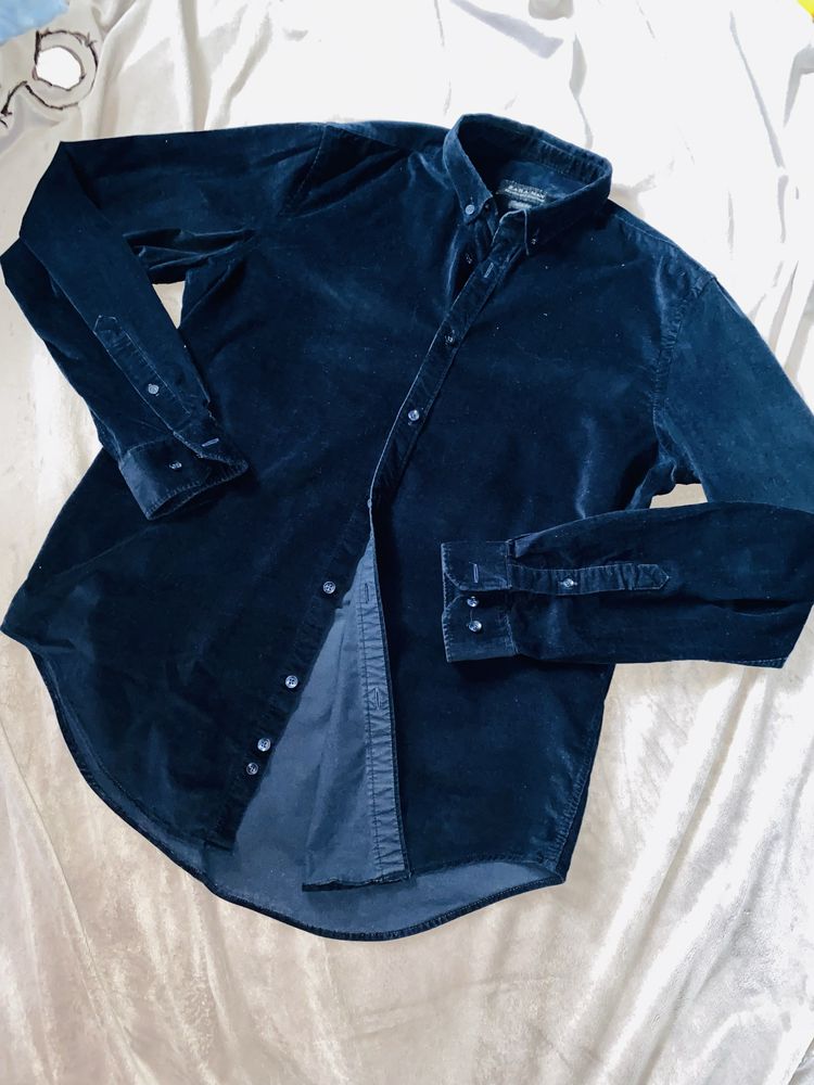 Чоловіча сорочка zara вельвет