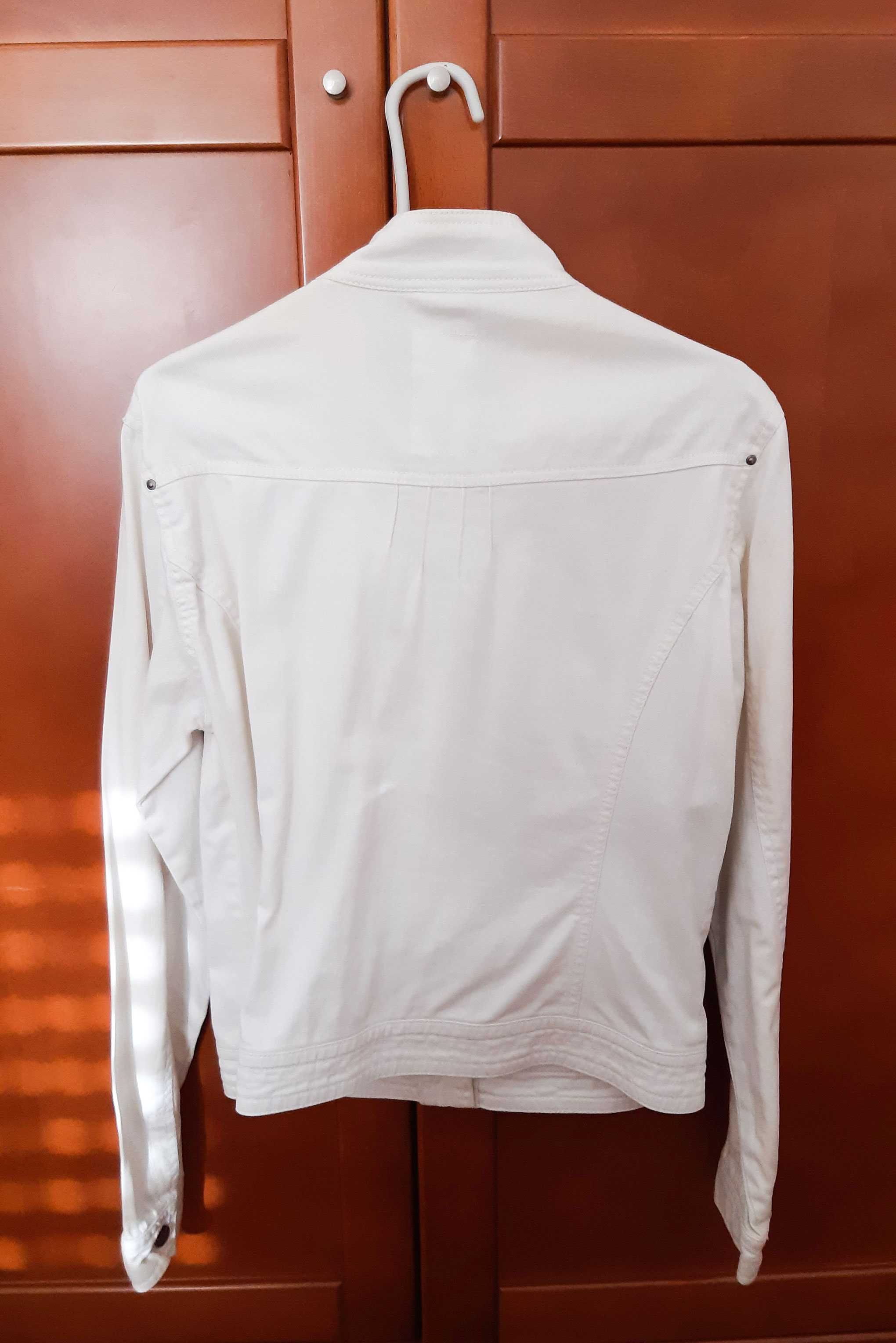 Casaco de mulher denim branco | C&A