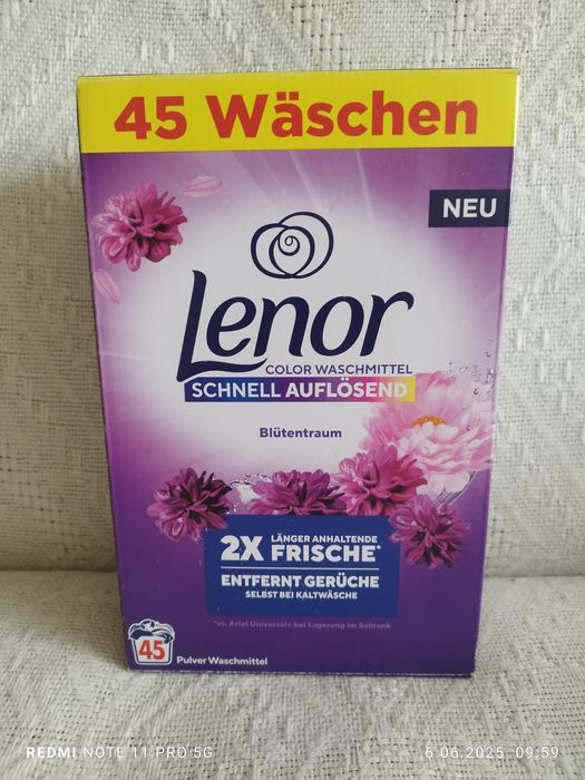 Lenor proszek do prania tkanin kolor Ametyst 45 prań