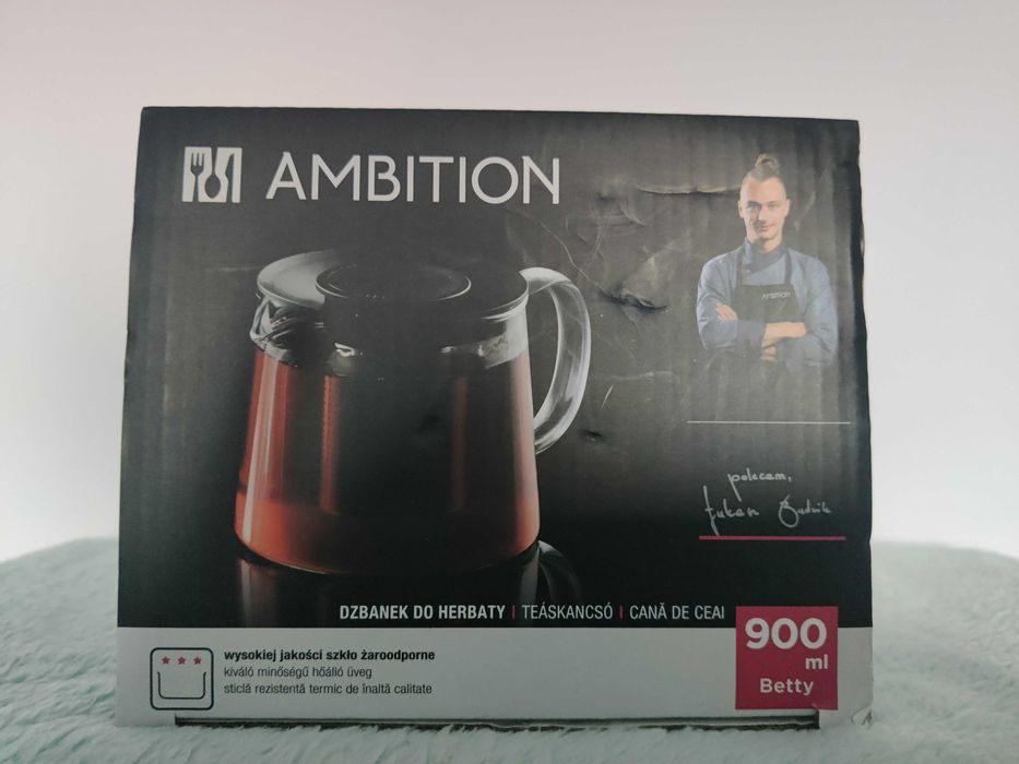Kawiarka. Zaparzacz. AMBITION. Dzbanek do zaparzania