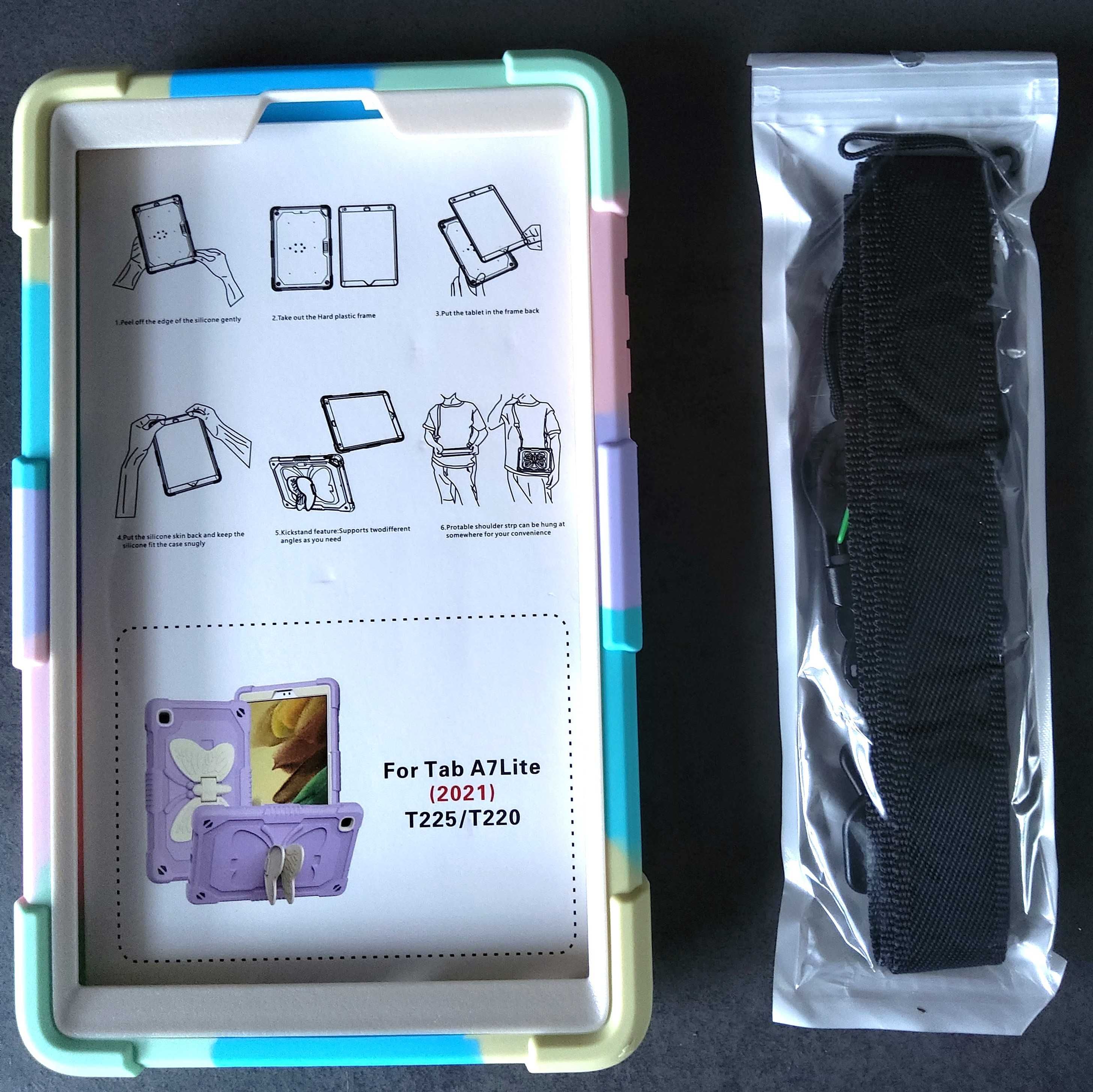 Motyl pancerne etui case obudowa do Samsung A7 Lite (2021) T225/T220