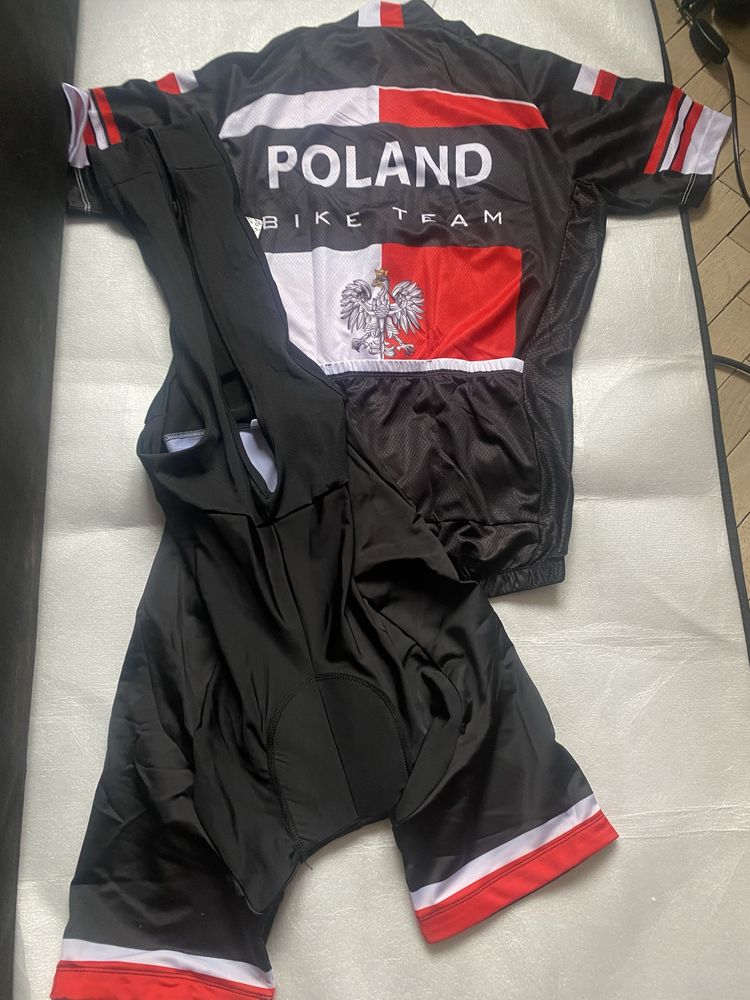 strój rowerowy komplet kolarski L-xxl