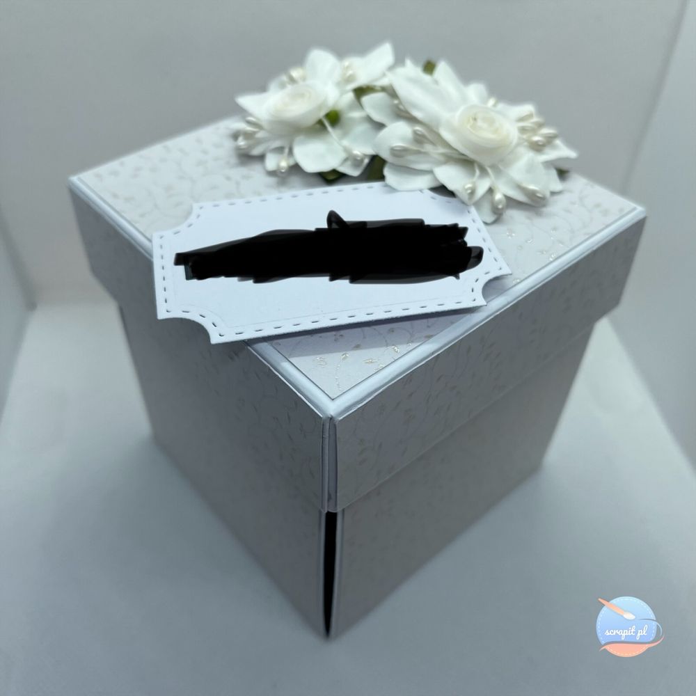 Kartka handmade exploding box z okazji przejścia na emeryturę