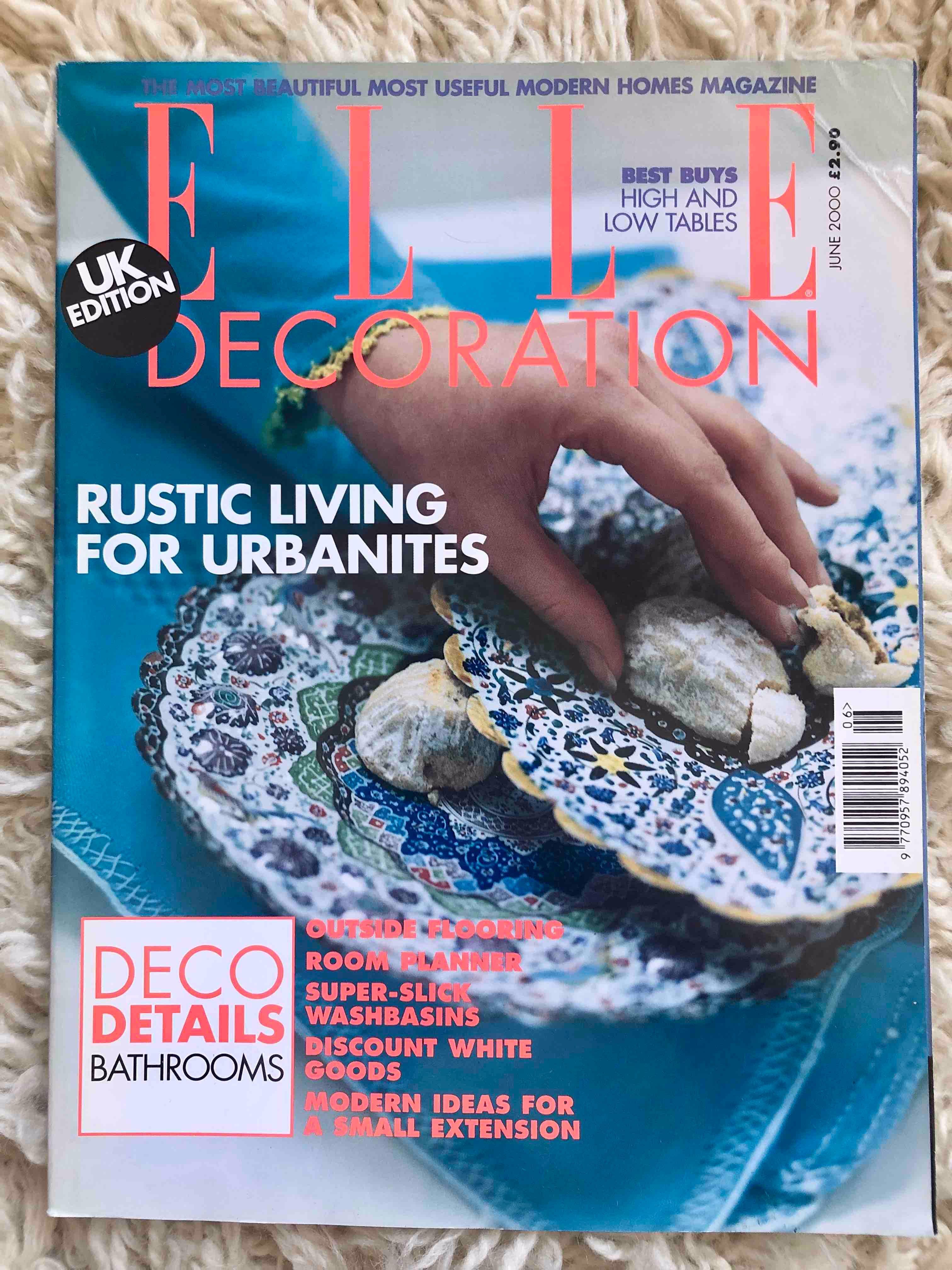 4 revistas ELLE Decoration / UK