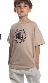 Nowy t-shirt chłopięcy DILL Gang- hemp gru 122cm czarny