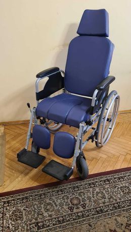 Wózek inwalidzki nowy z opcją toalety