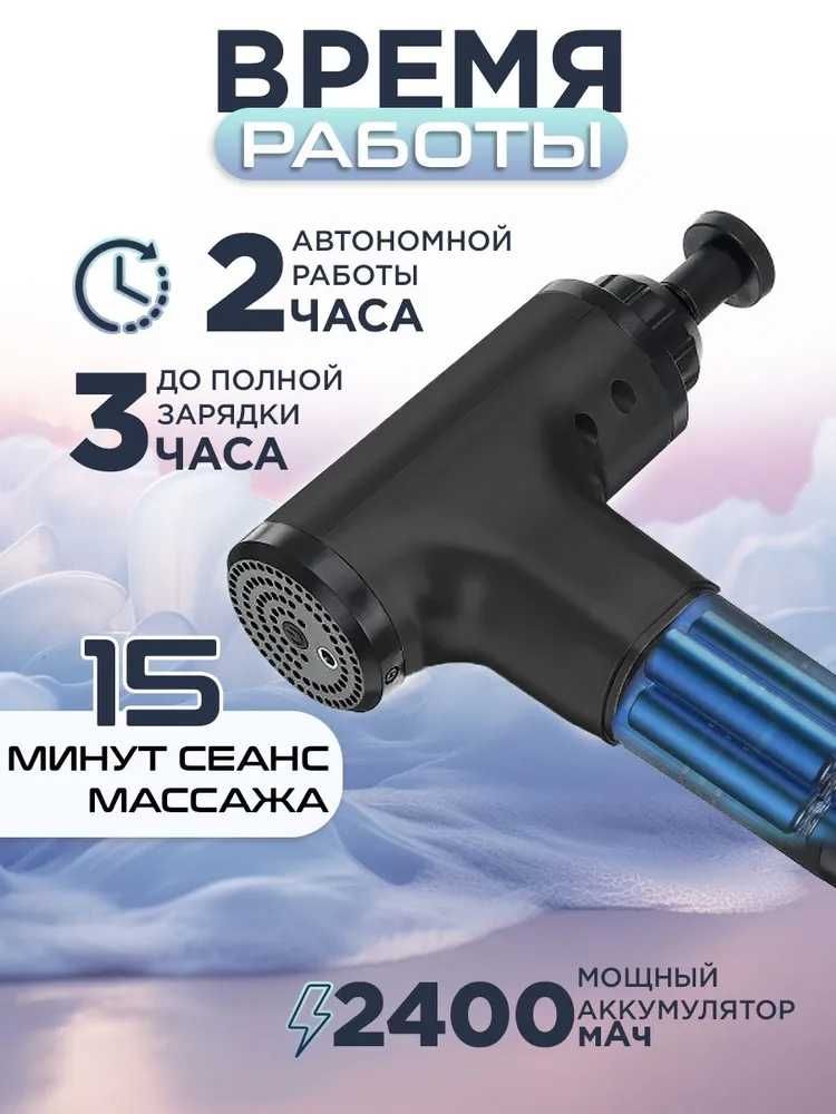 Вибромассажер для мышц, перкуссионный массажер Fascial Gun НG320