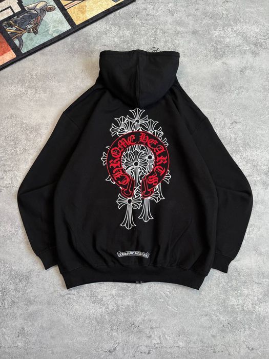 Худі chrome hearts худи хром хартс кофта з капішоном