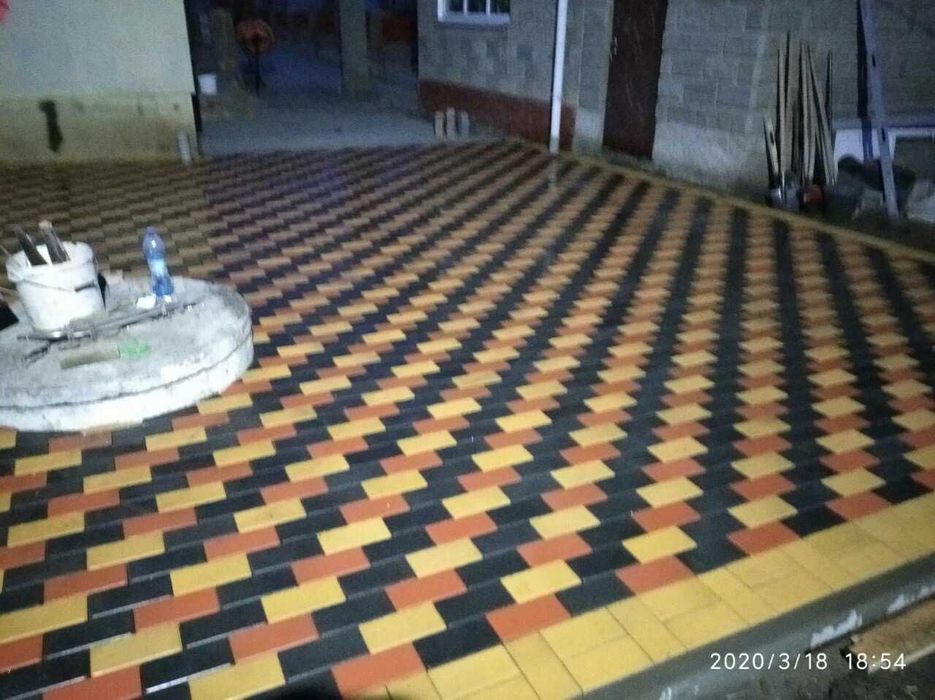 Бруківка "Цегла дорожня" 4.5 см та  6см