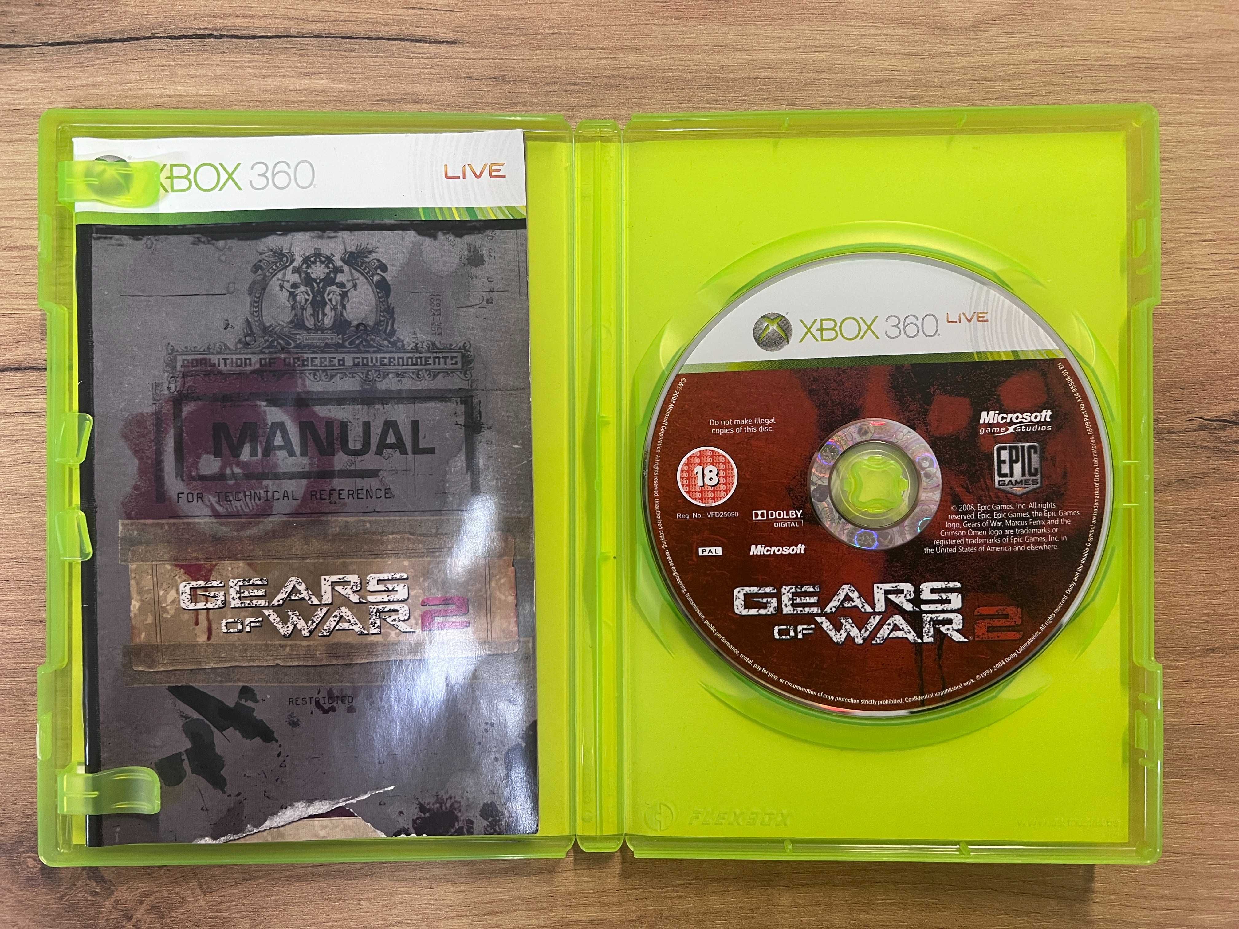 Gears of War 2 Xbox 360 Kompatybilne Xbox One/Series