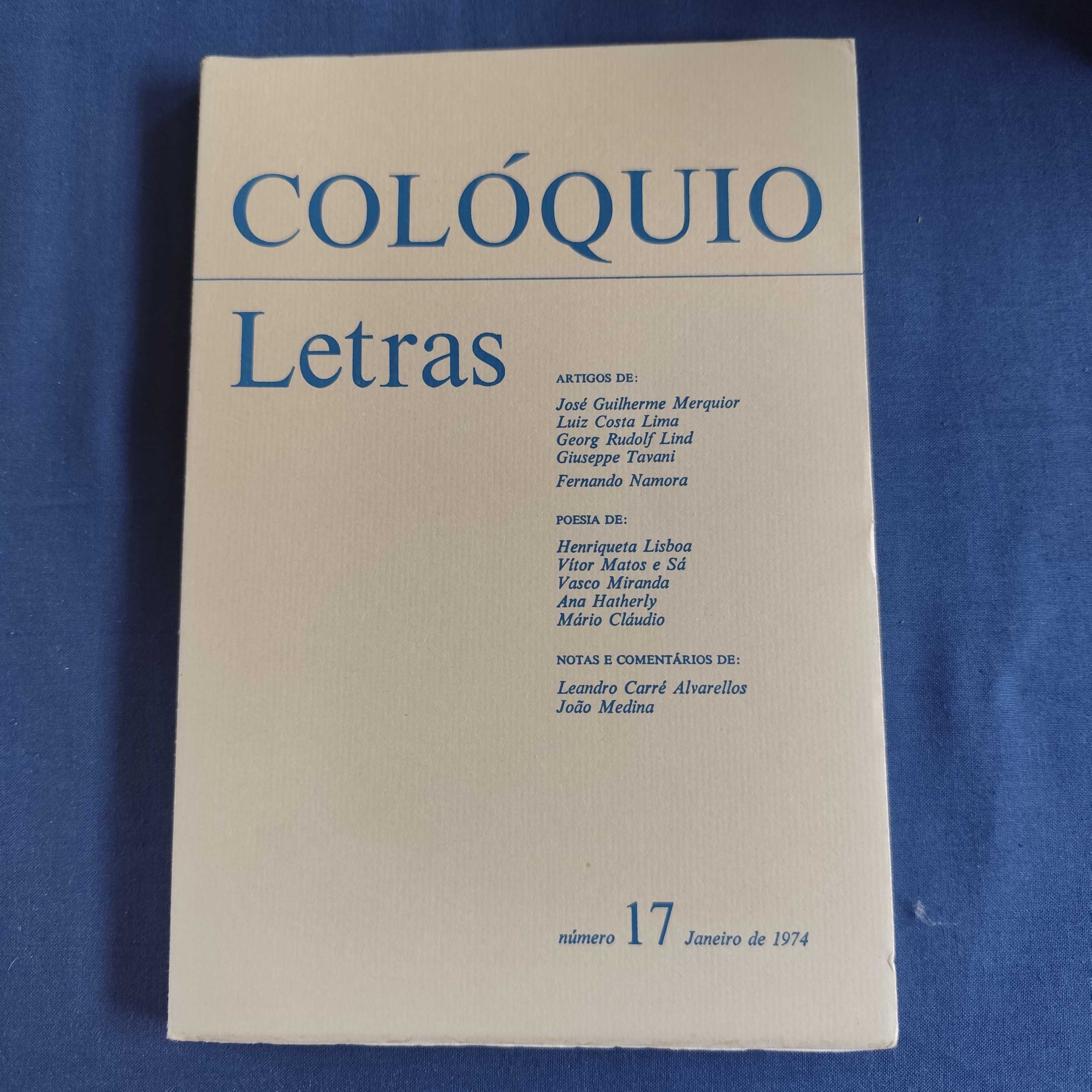 Revista Colóquio Letras 17 - Janeiro de 1974