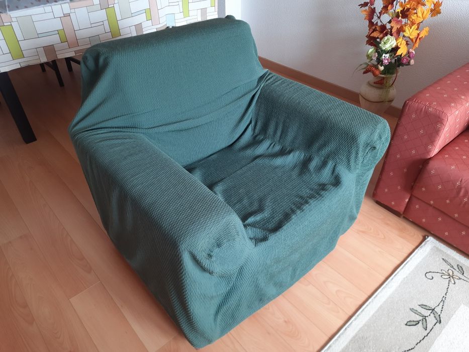 2 Poltronas vintage com capa