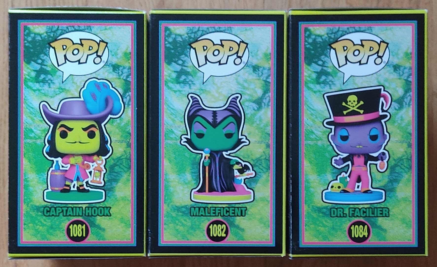 Funko Pop ! Villains #1081 #1082 #1084 - Blacklight