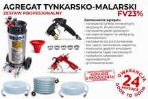 tynkownica agregat tynkarski malarski do elewacji kleju na siatkę gips