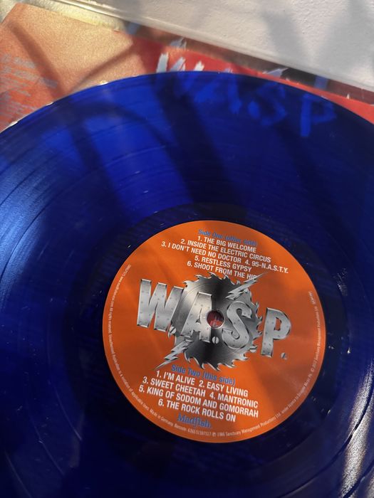 Płyta winylowa WASP Inside the electric circus glam metal rock USA