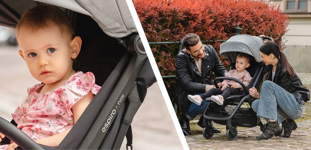 Espiro Nox smukła spacerówka do 22 kg! NOWOŚĆ! Automatyczne składanie!