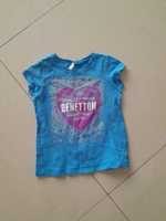 Bluzka dla dziewczynki rozmiar 110 firmy Benetton