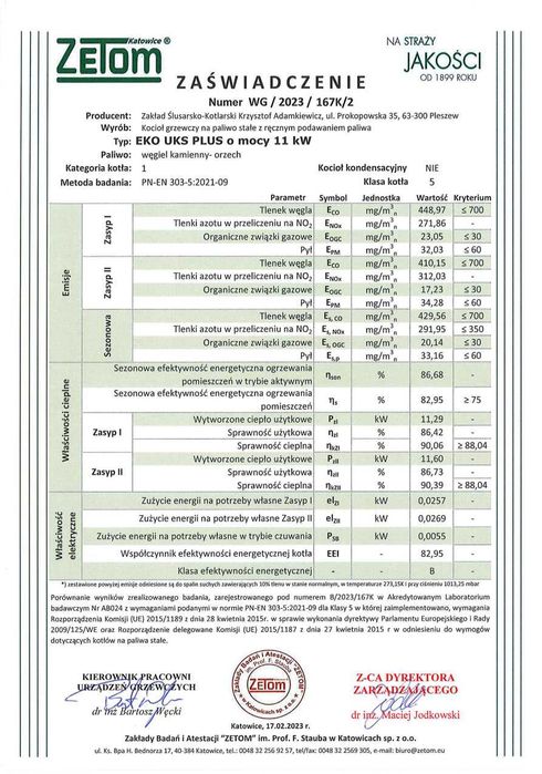 Kocioł piec na węgiel 11-35 kW 5 KLASA ECODESIGN RATY PLESZEW
