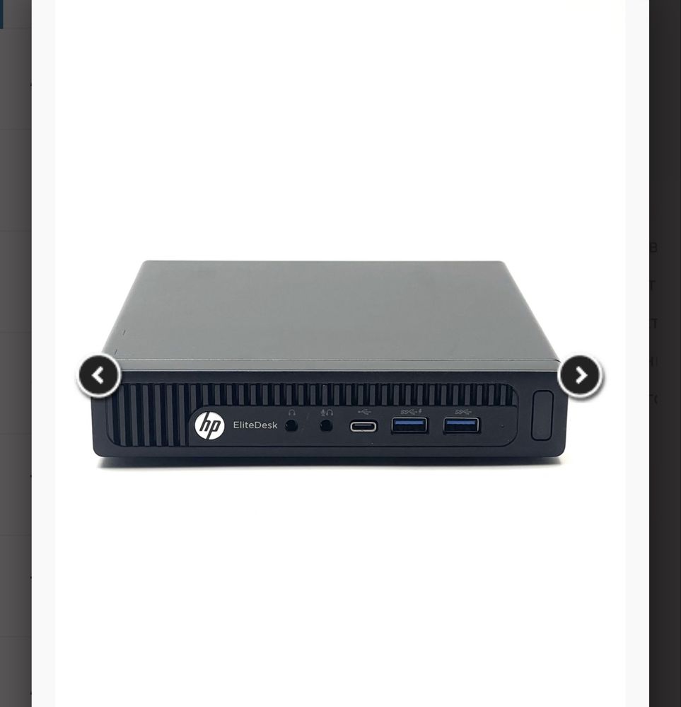 HP EliteDesk 800 4 G mіni PC 16/256