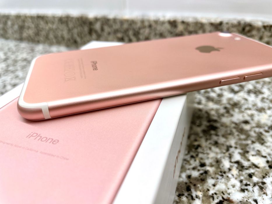 Iphone 7 128GB rose gold + capas
